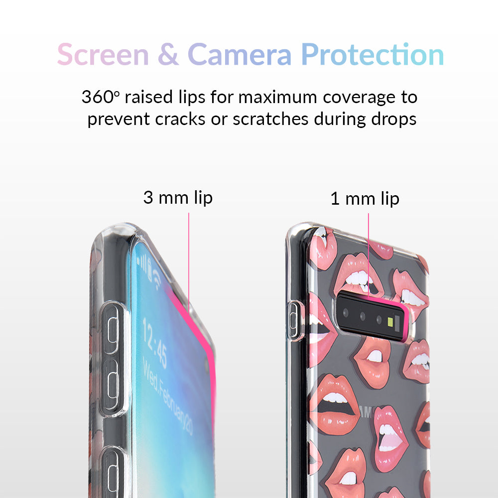 Nude Lips Samsung Galaxy Clear Case
