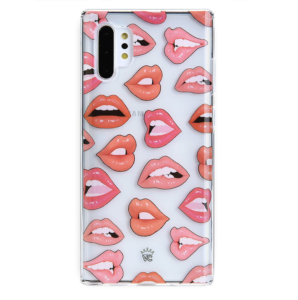 Nude Lips Samsung Galaxy Clear Case