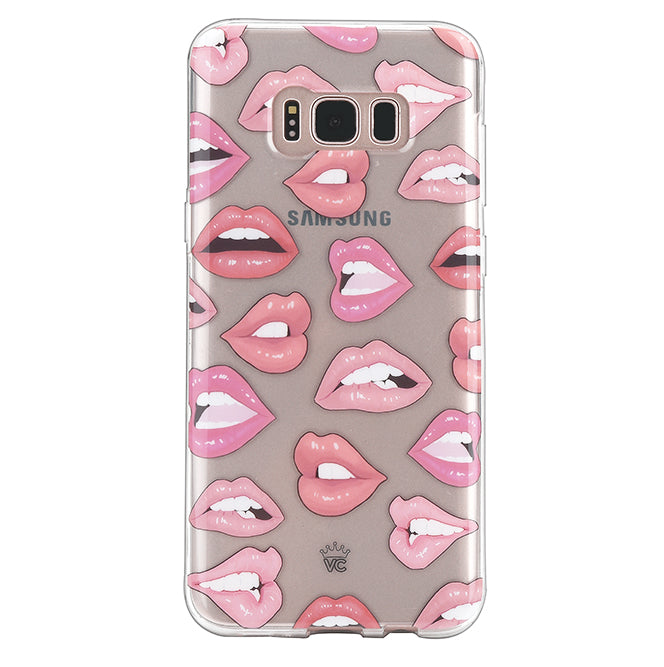 Nude Lips Samsung Galaxy Clear Case