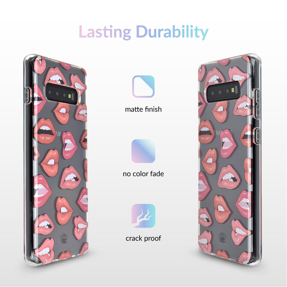 Nude Lips Samsung Galaxy Clear Case