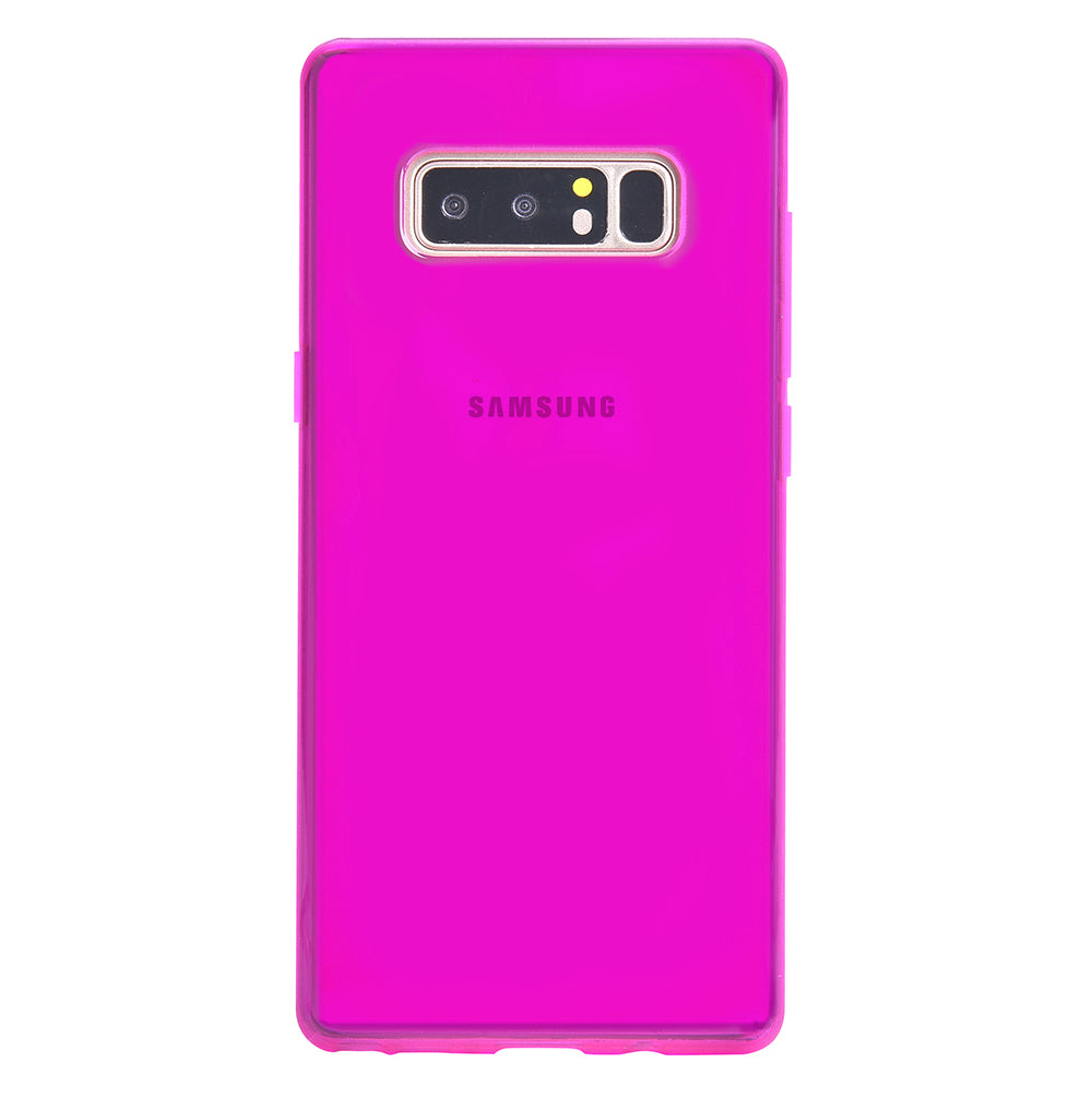 Neon Purple Clear Samsung Case