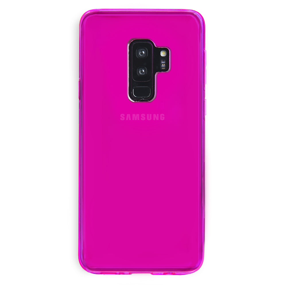 Neon Purple Clear Samsung Case