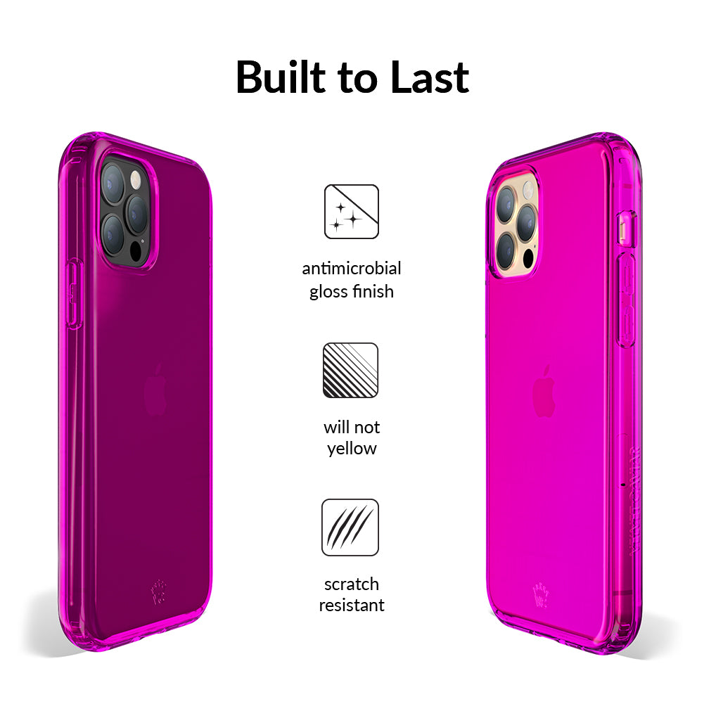 Neon Purple iPhone Case