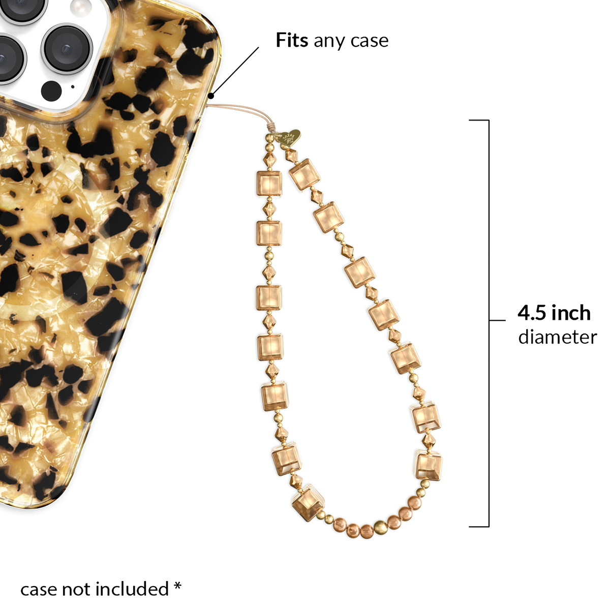 Nude Cube Phone Charm