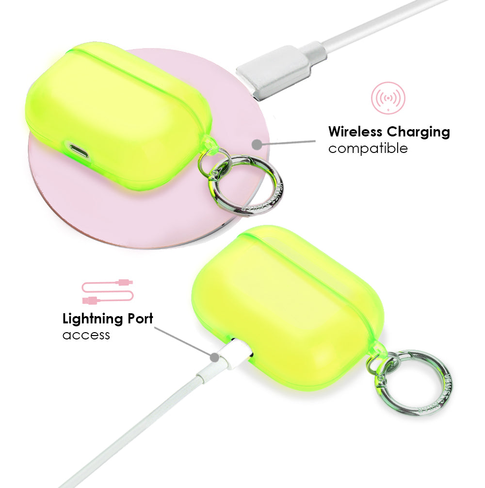 Neon Yellow AirPods Case