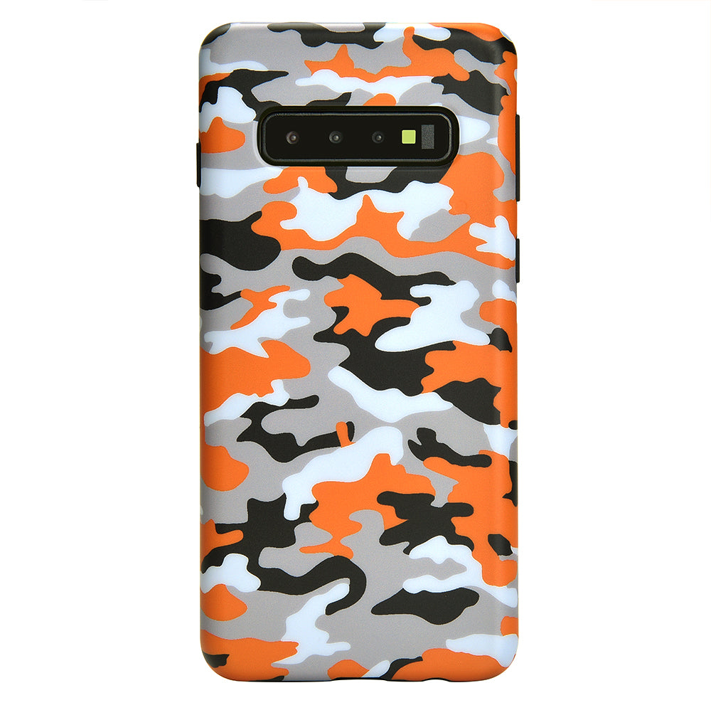 Orange Camo Samsung Galaxy Case