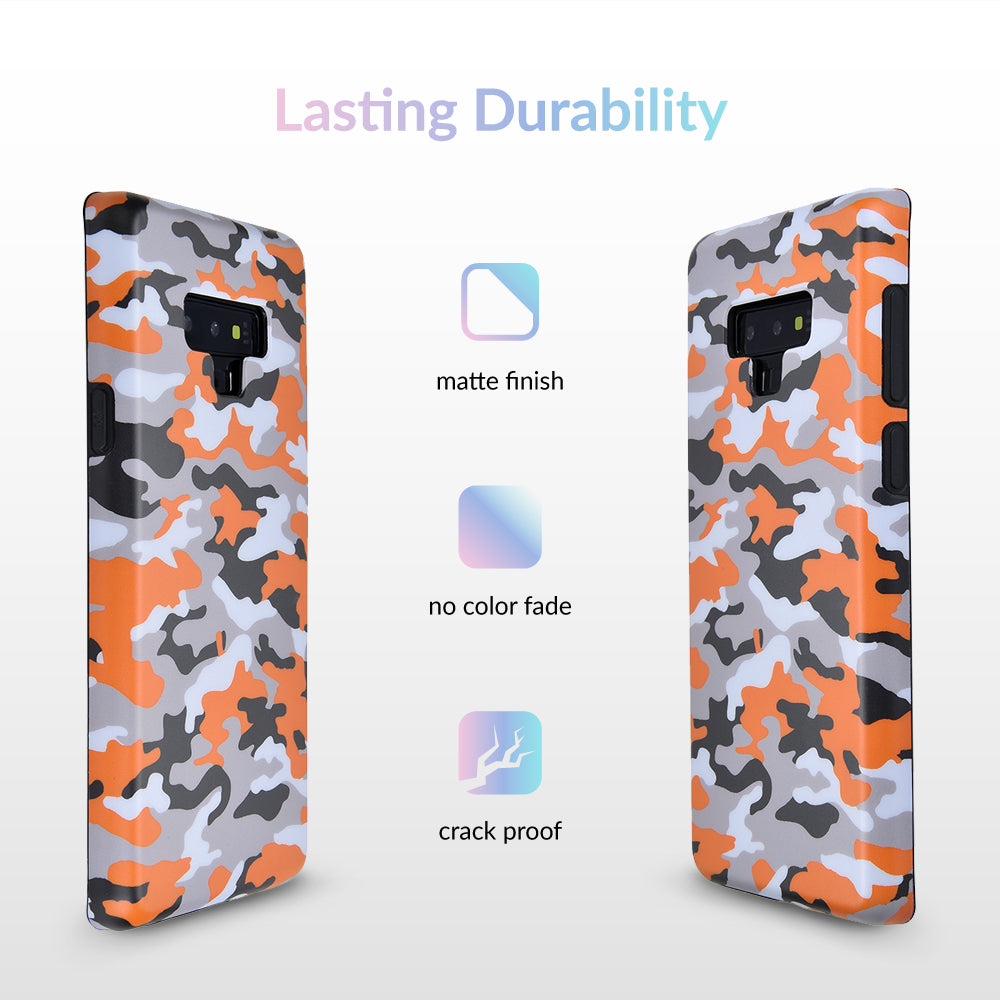 Orange Camo Samsung Galaxy Case