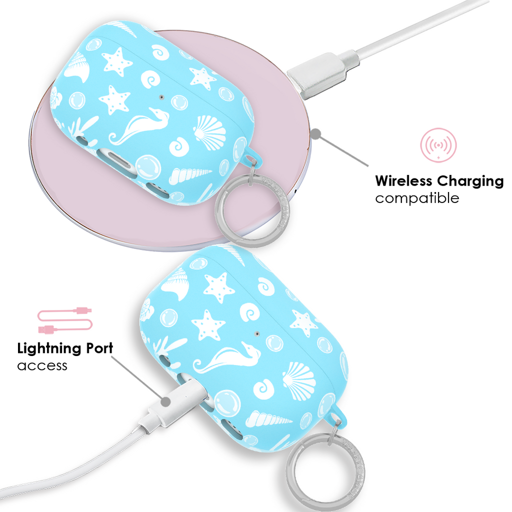 Aquamarine Holo AirPod Case