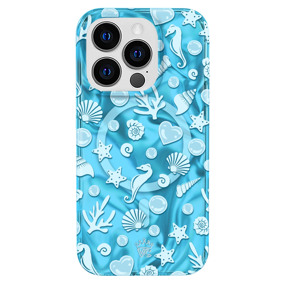 Aquamarine Holo iPhone Case