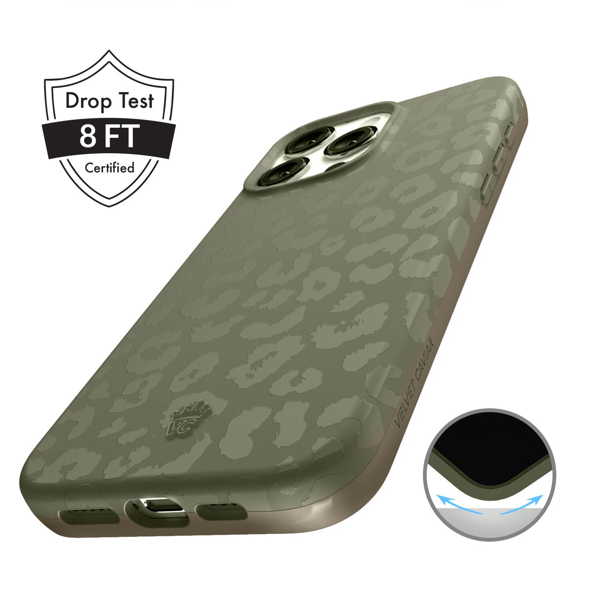 Olive Leopard iPhone Case