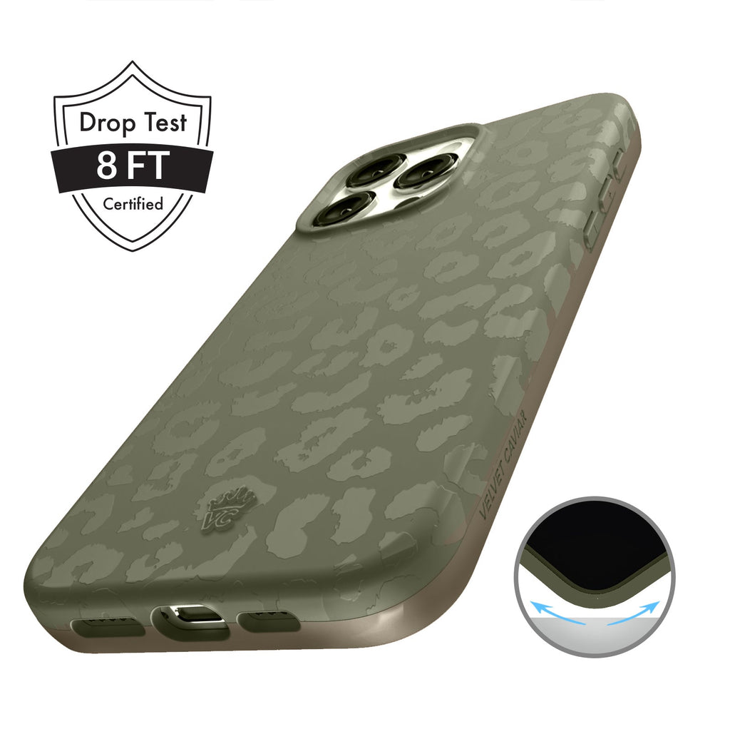 Olive Leopard iPhone Case