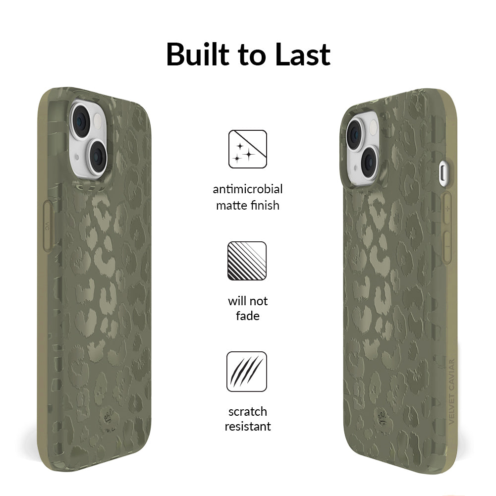 Olive Leopard iPhone Case