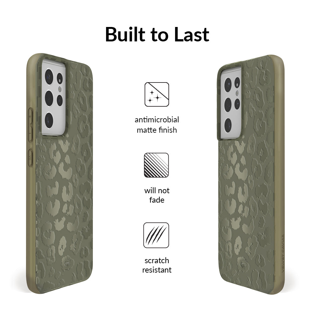 Olive Leopard Samsung Case