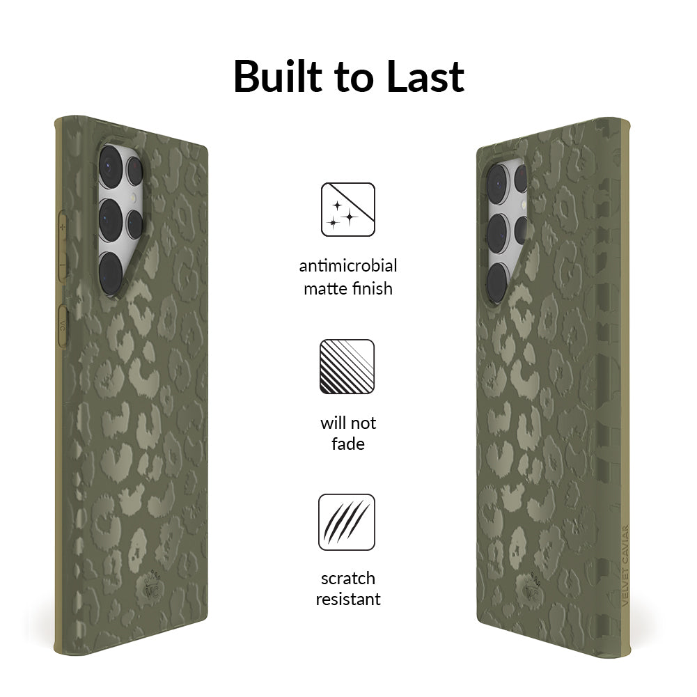 Olive Leopard Samsung Case