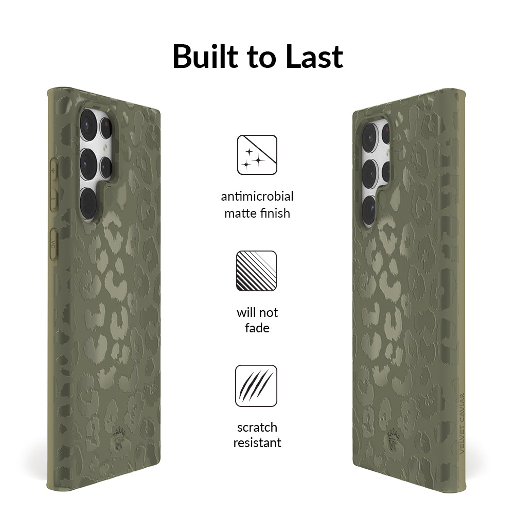 Olive Leopard Samsung Case
