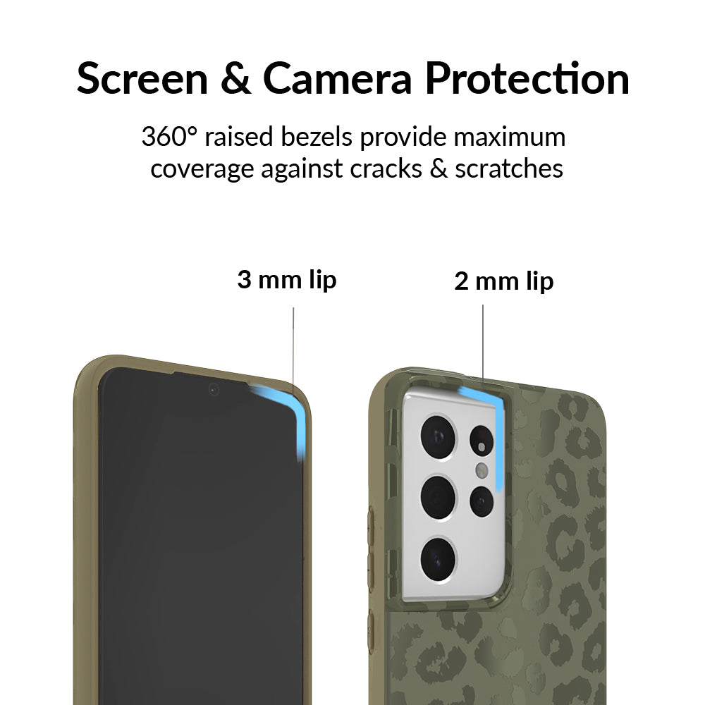 Olive Leopard Samsung Case