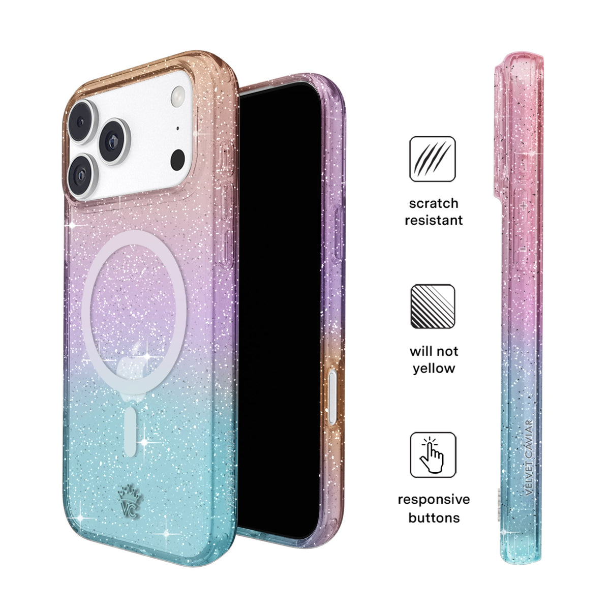 Ombre Stardust Glitter iPhone Case