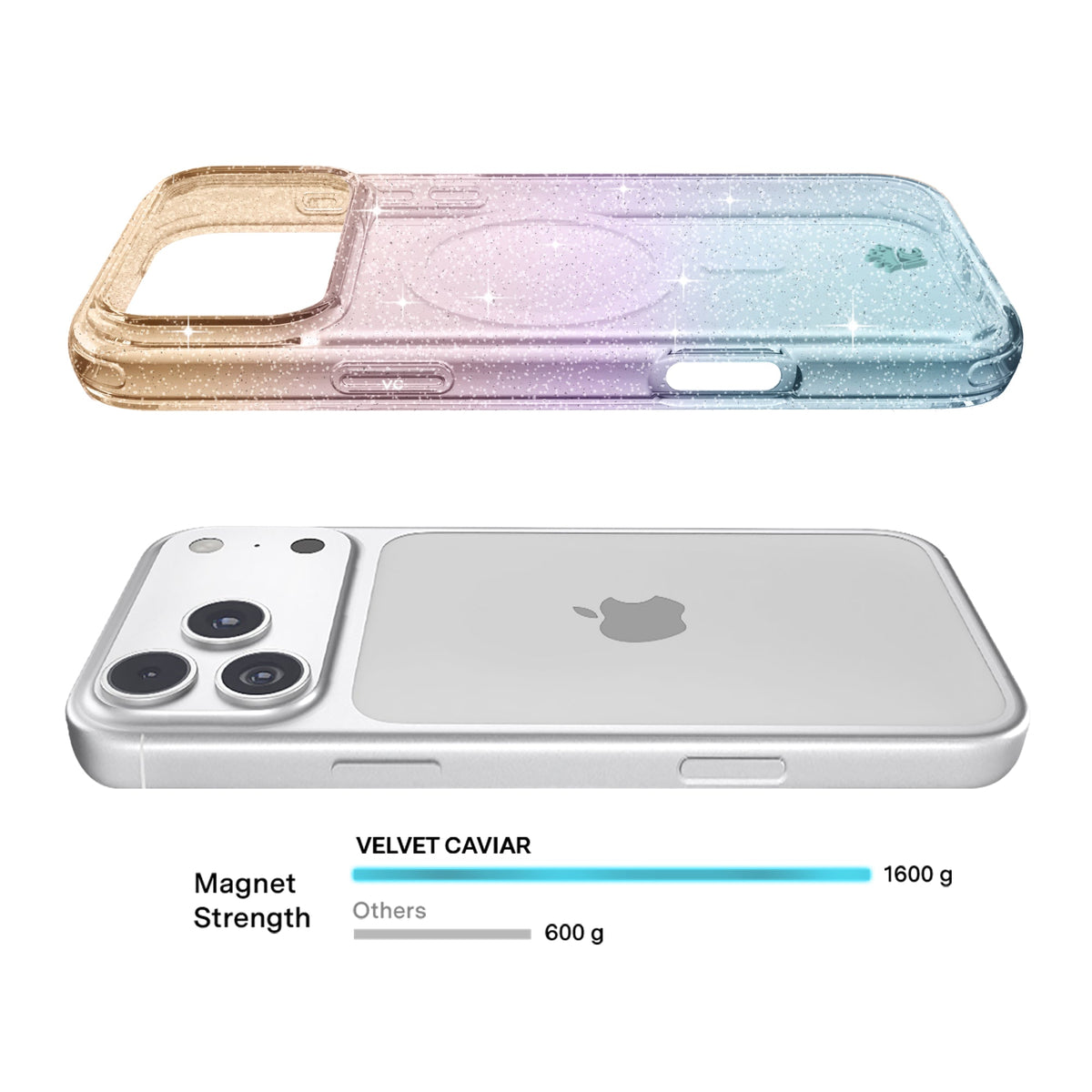 Ombre Stardust Glitter iPhone Case