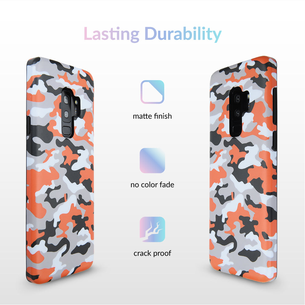 Orange Camo Samsung Galaxy Case