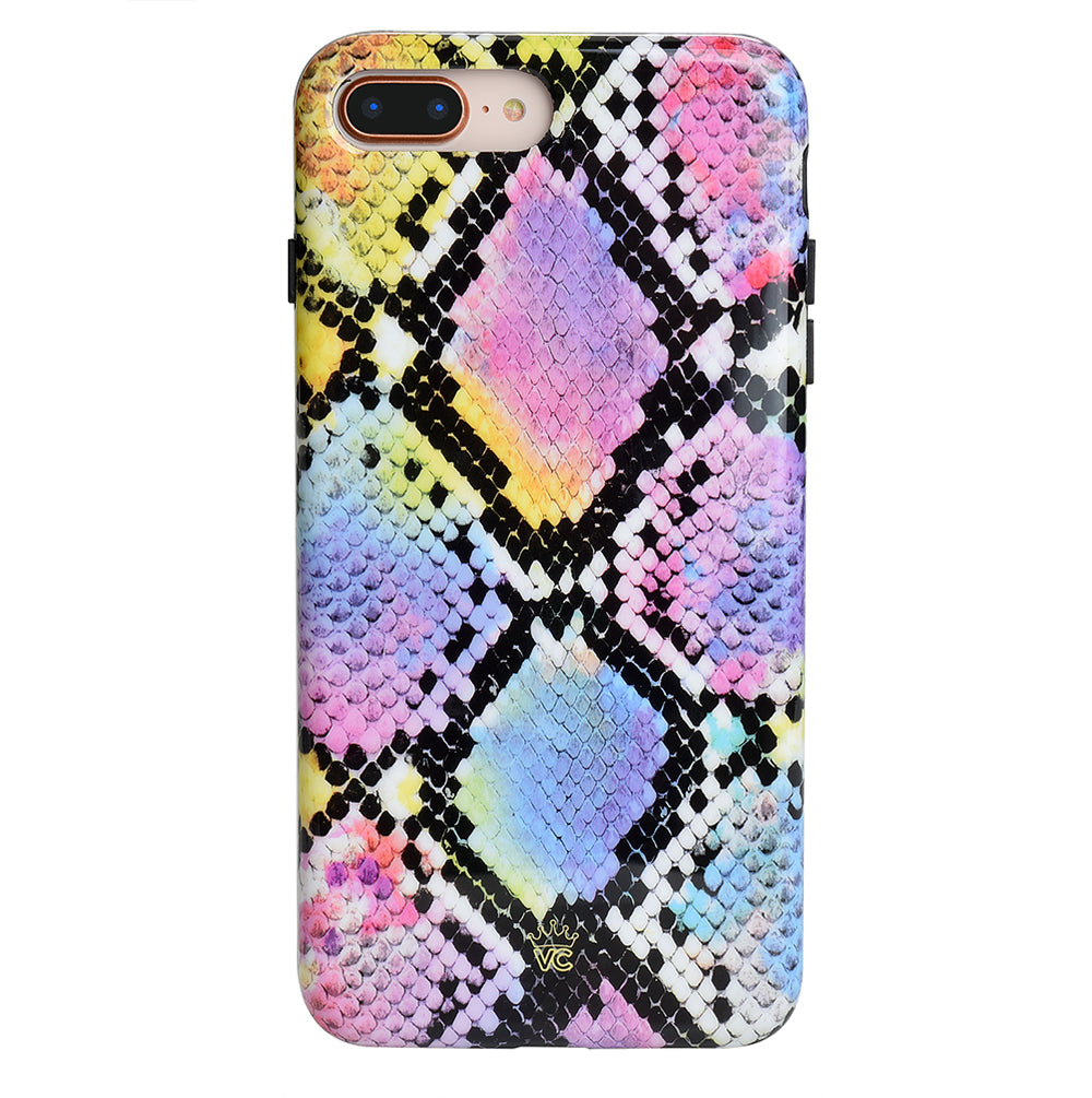 Neon Snakeskin iPhone Case