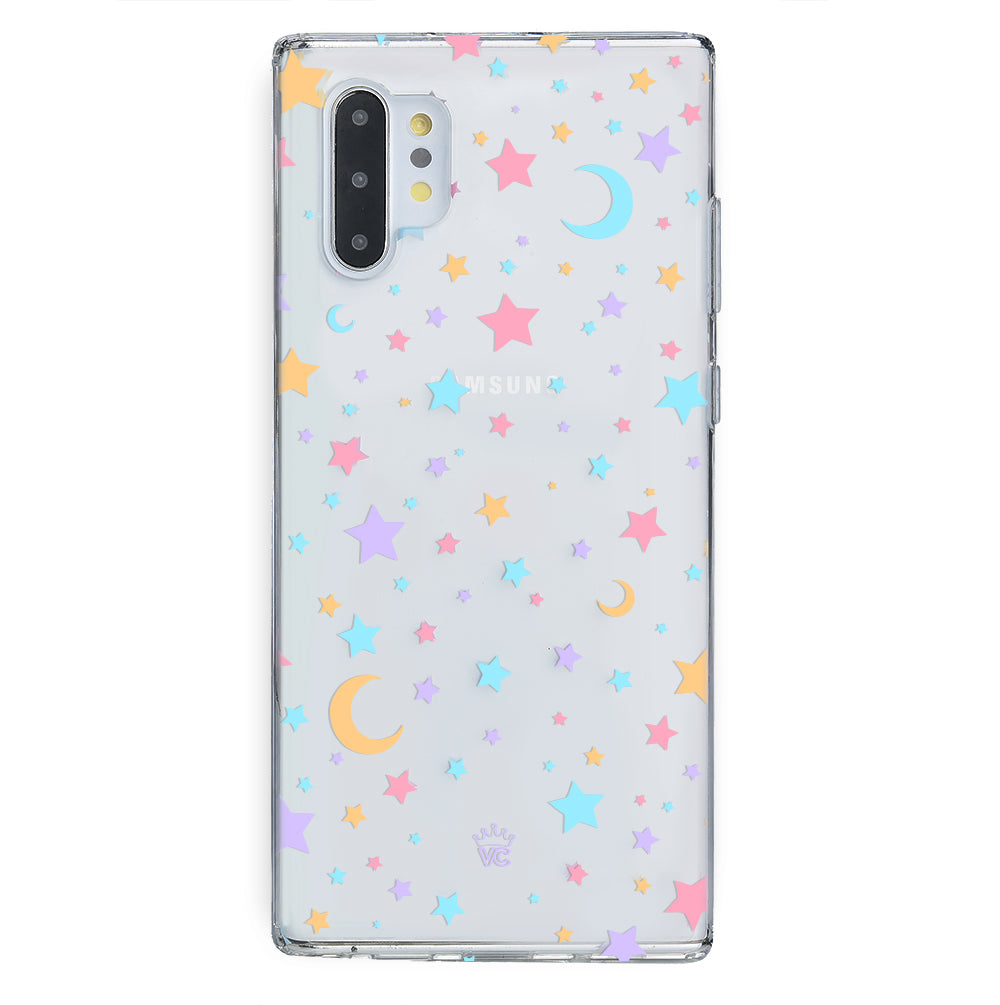 Pastel Starry Night Clear Samsung Case