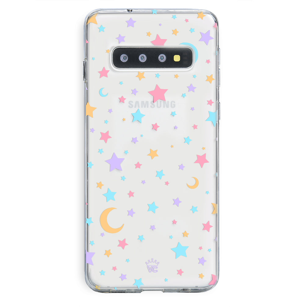 Pastel Starry Night Clear Samsung Case