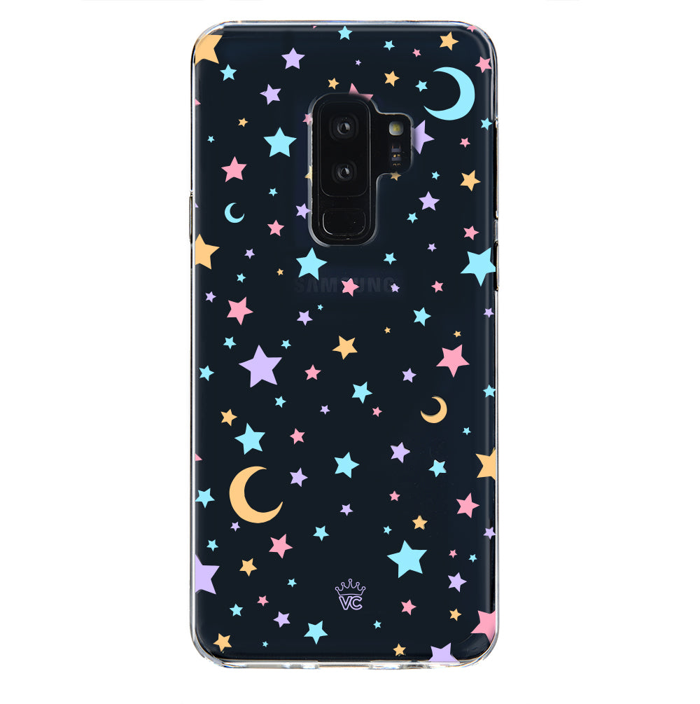 Pastel Starry Night Clear Samsung Case