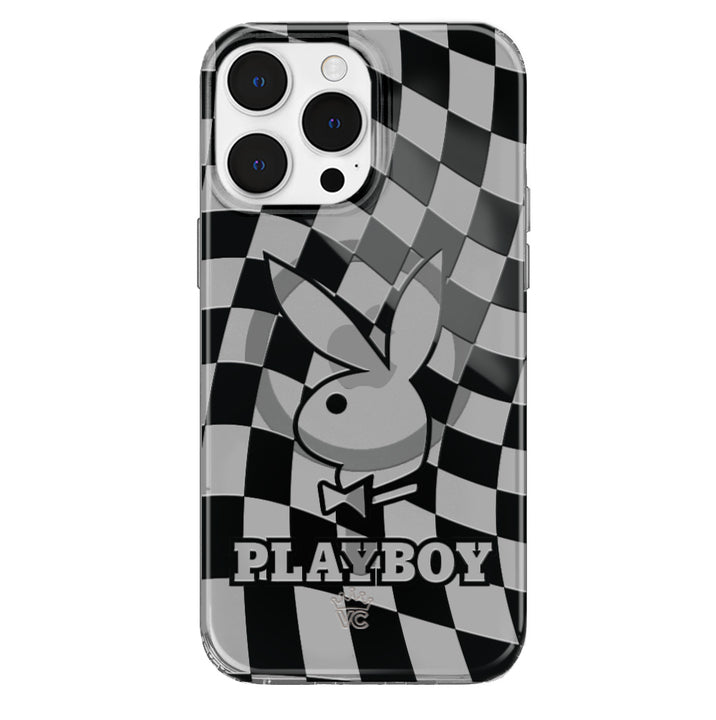 Playboy Checkmate Clear iPhone Case