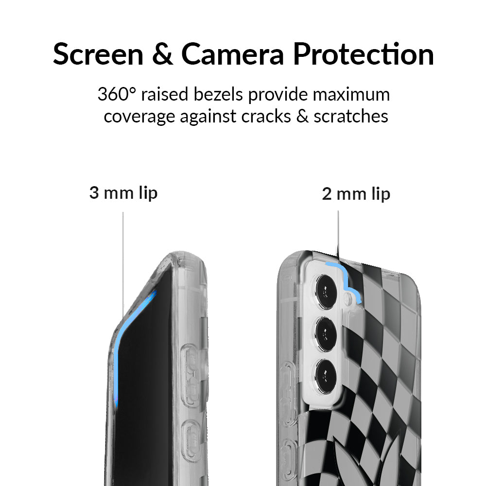 Playboy Checkmate Clear Samsung Case