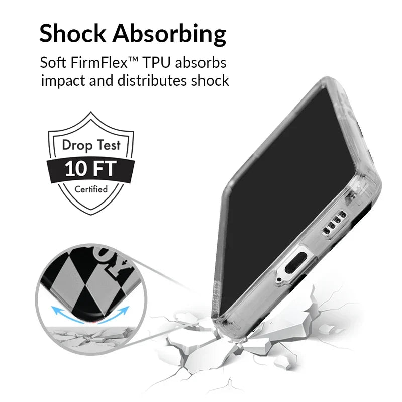 Playboy Checkmate Clear Samsung Case