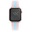 Pink & Blue Stripes Apple Watch Band