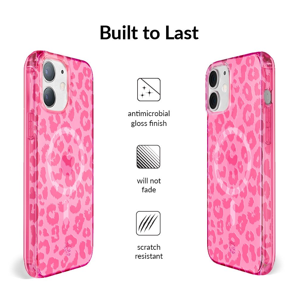 Candy Pink Leopard iPhone Case