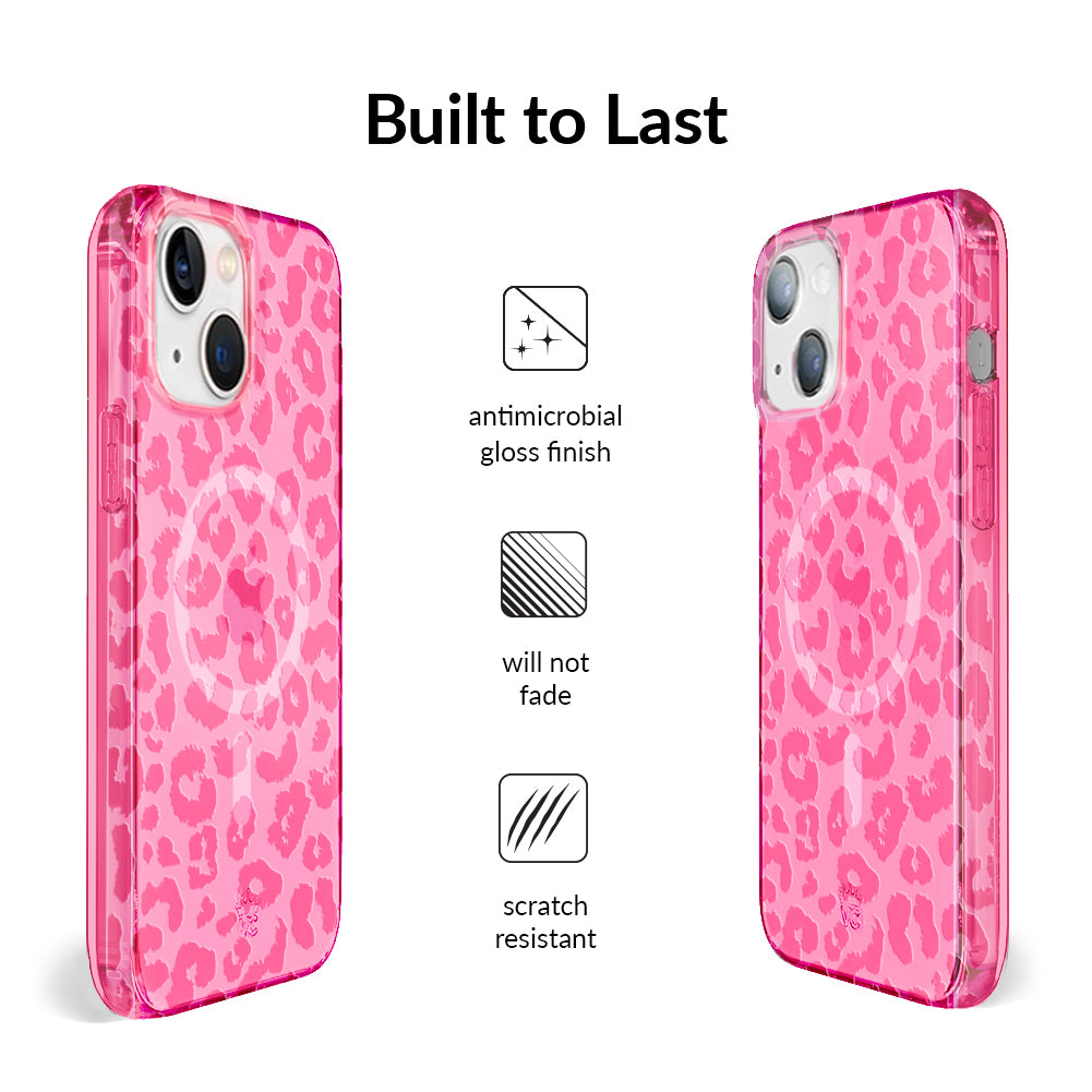 Candy Pink Leopard iPhone Case