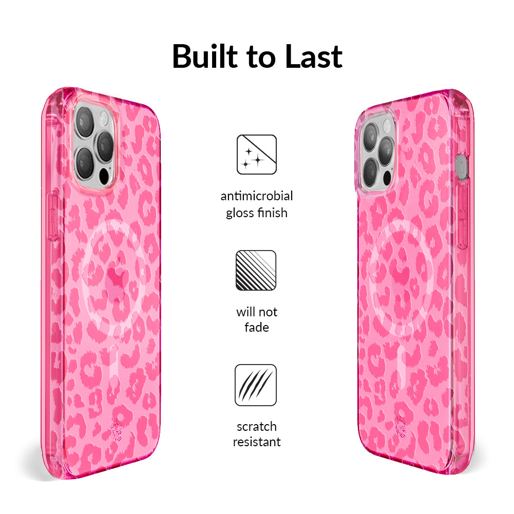 Candy Pink Leopard iPhone Case