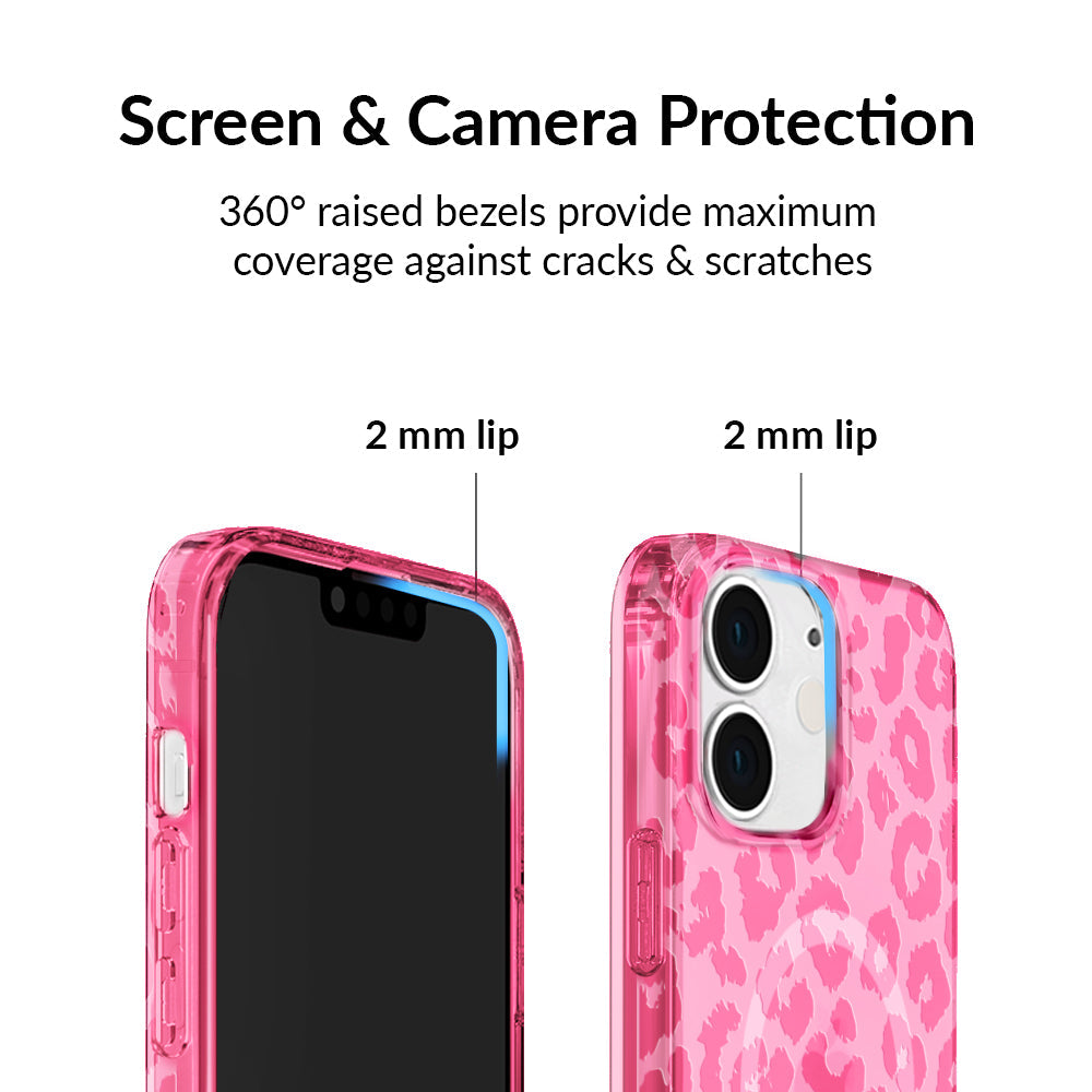 Candy Pink Leopard iPhone Case