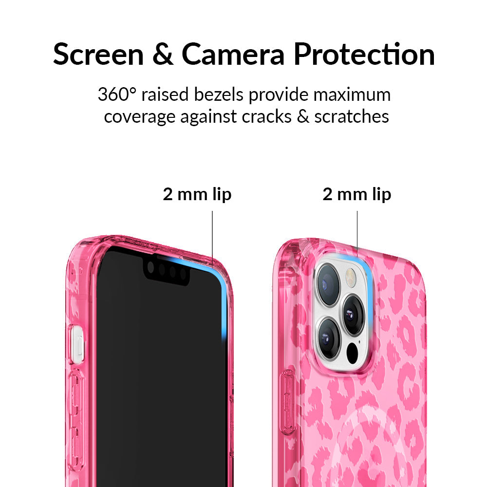 Candy Pink Leopard iPhone Case