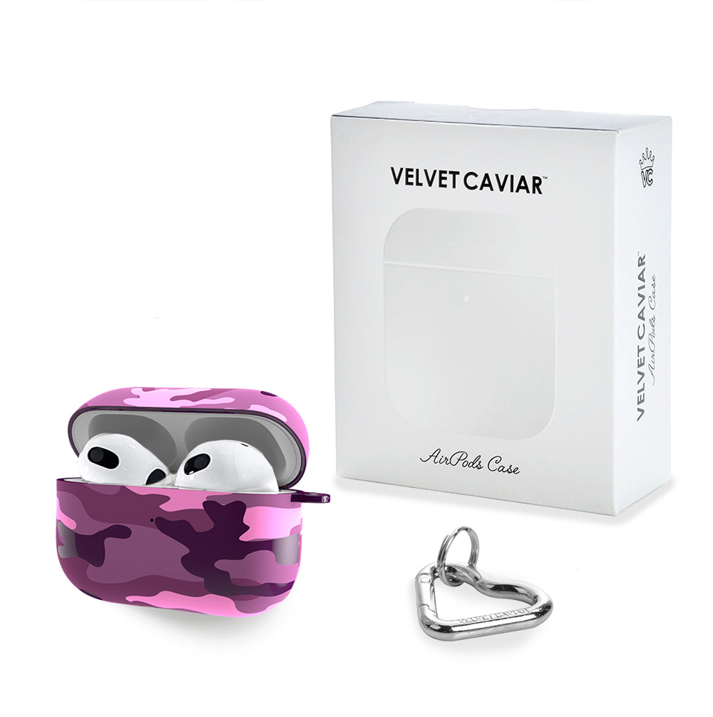 Magenta Camo AirPod Case