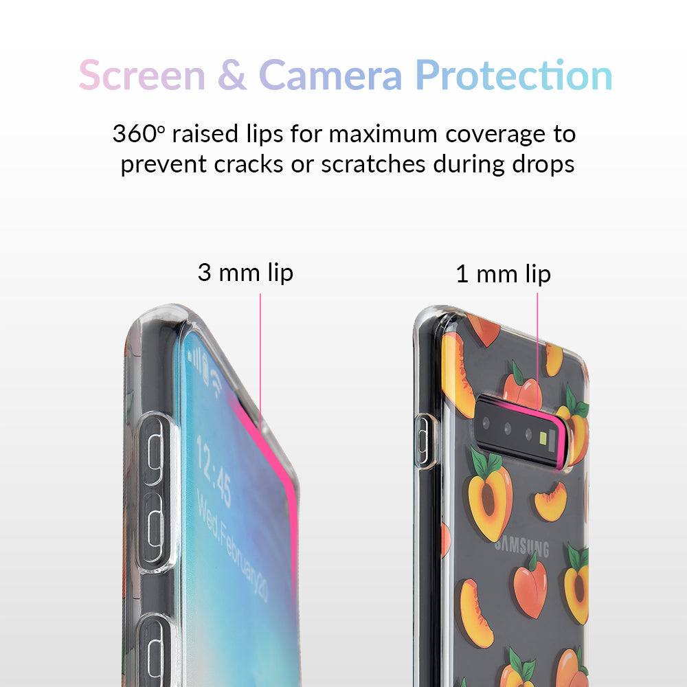 Just Peachy Samsung Clear Case