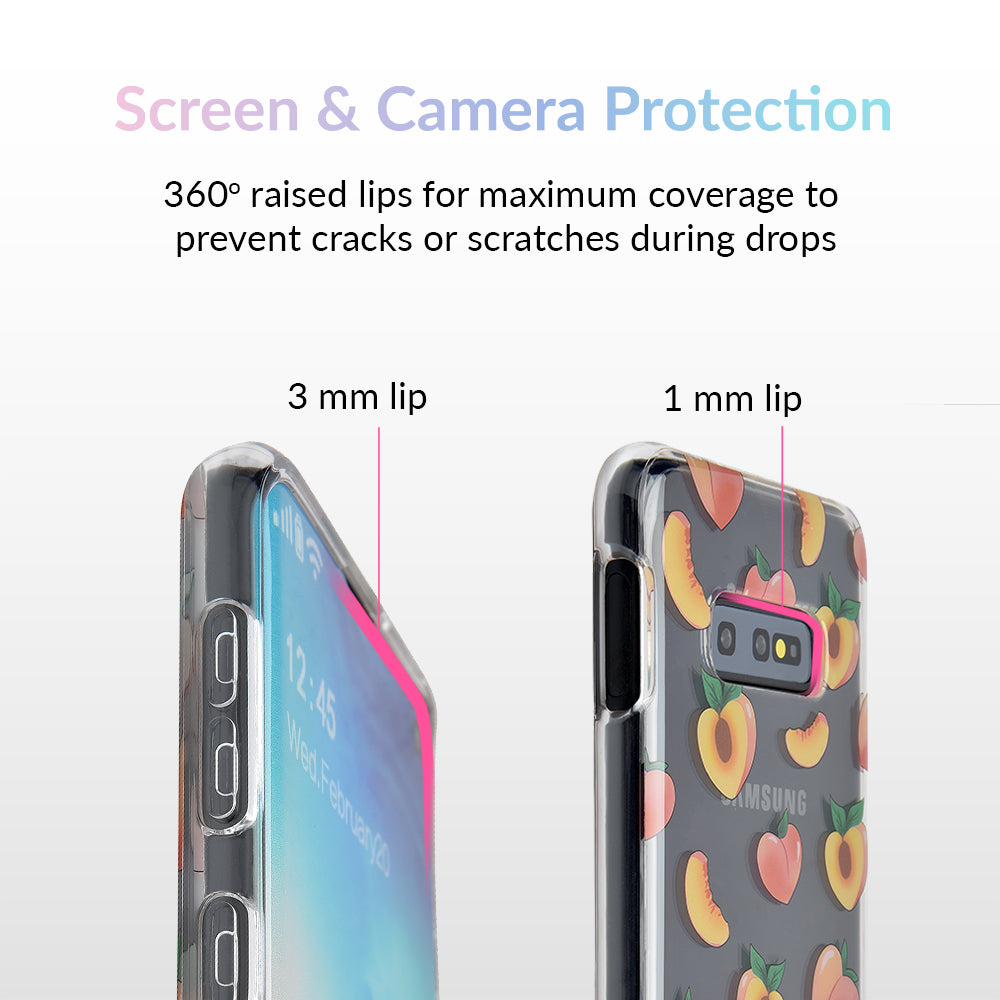 Just Peachy Samsung Clear Case