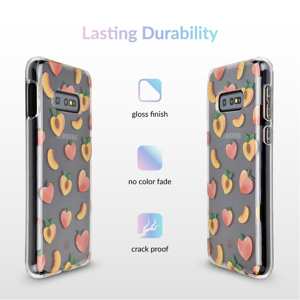 Just Peachy Samsung Clear Case