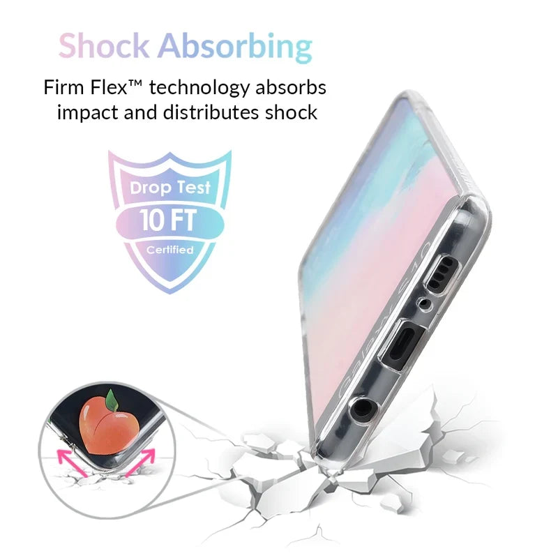 Just Peachy Samsung Clear Case