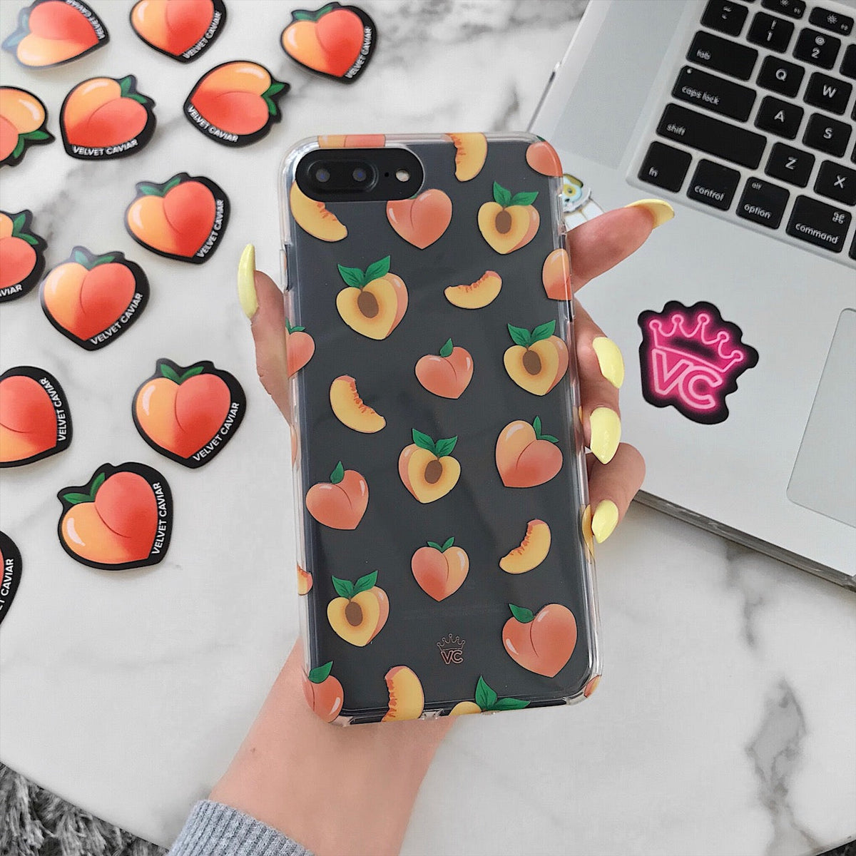 Just Peachy iPhone Case
