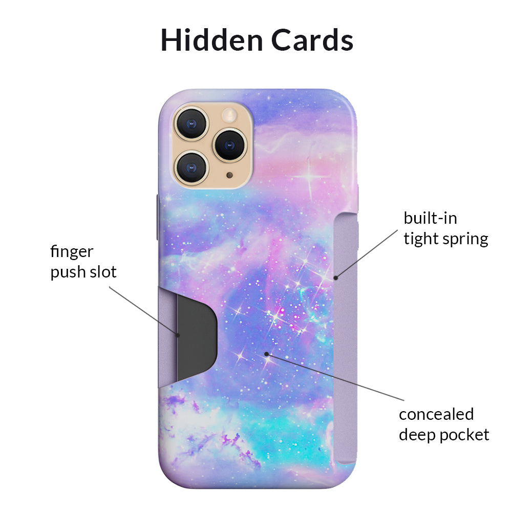 Pastel Galaxy iPhone Wallet Case
