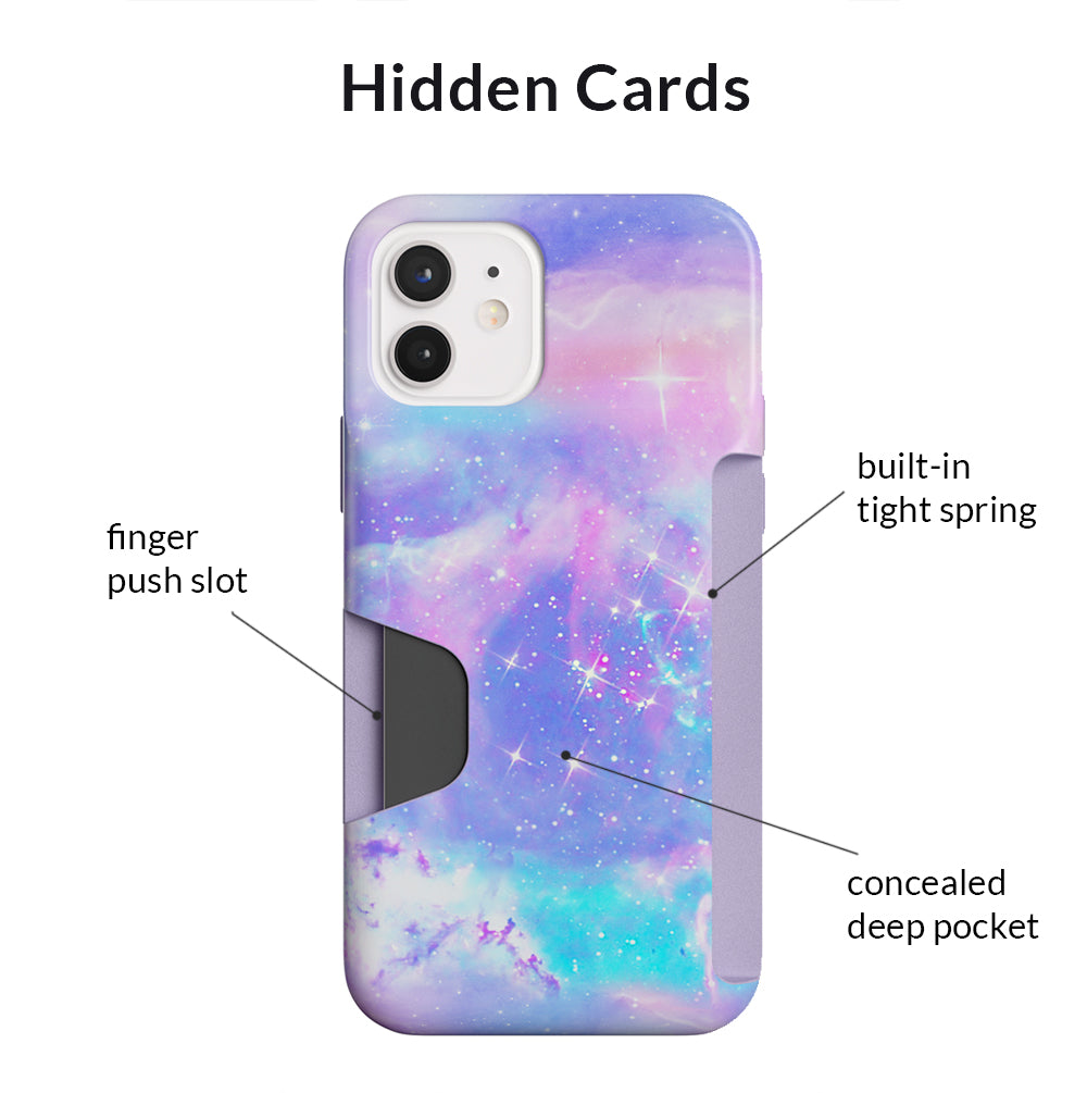 Pastel Galaxy iPhone Wallet Case