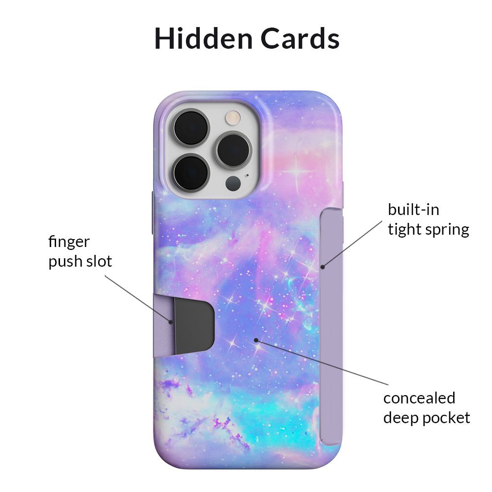 Pastel Galaxy iPhone Wallet Case