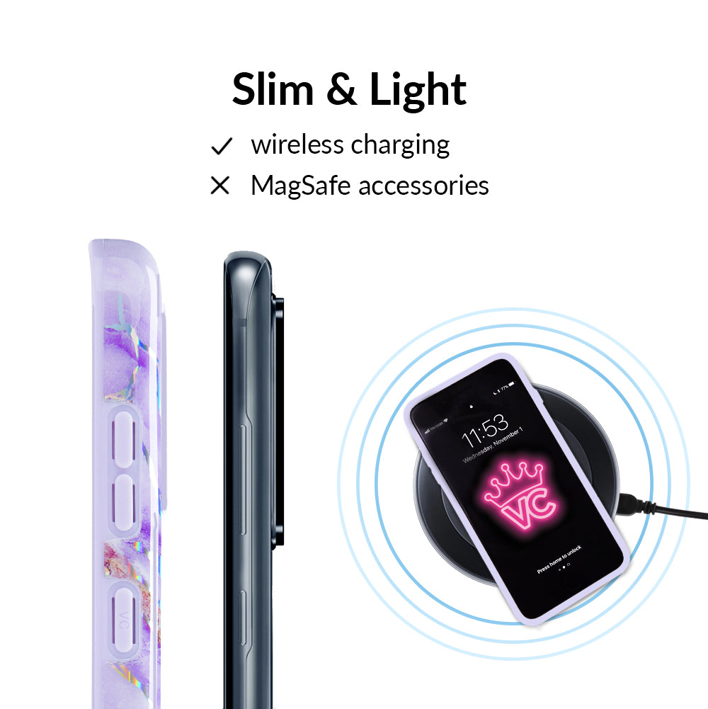 Purple Holo Moonstone Samsung Case