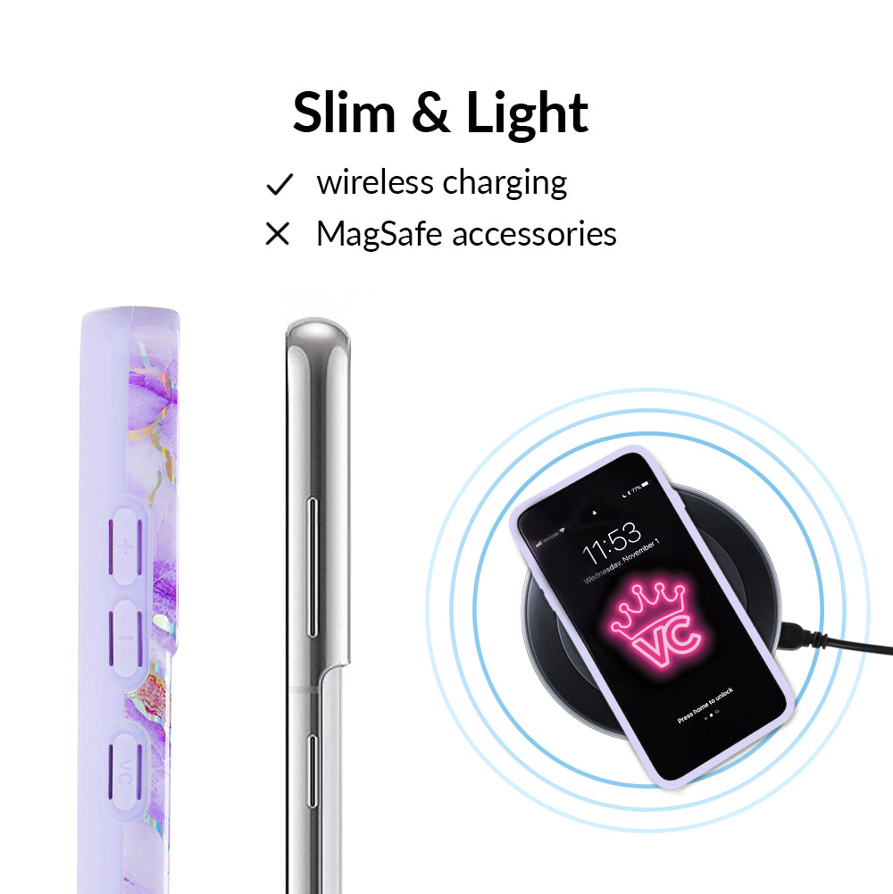Purple Holo Moonstone Samsung Case