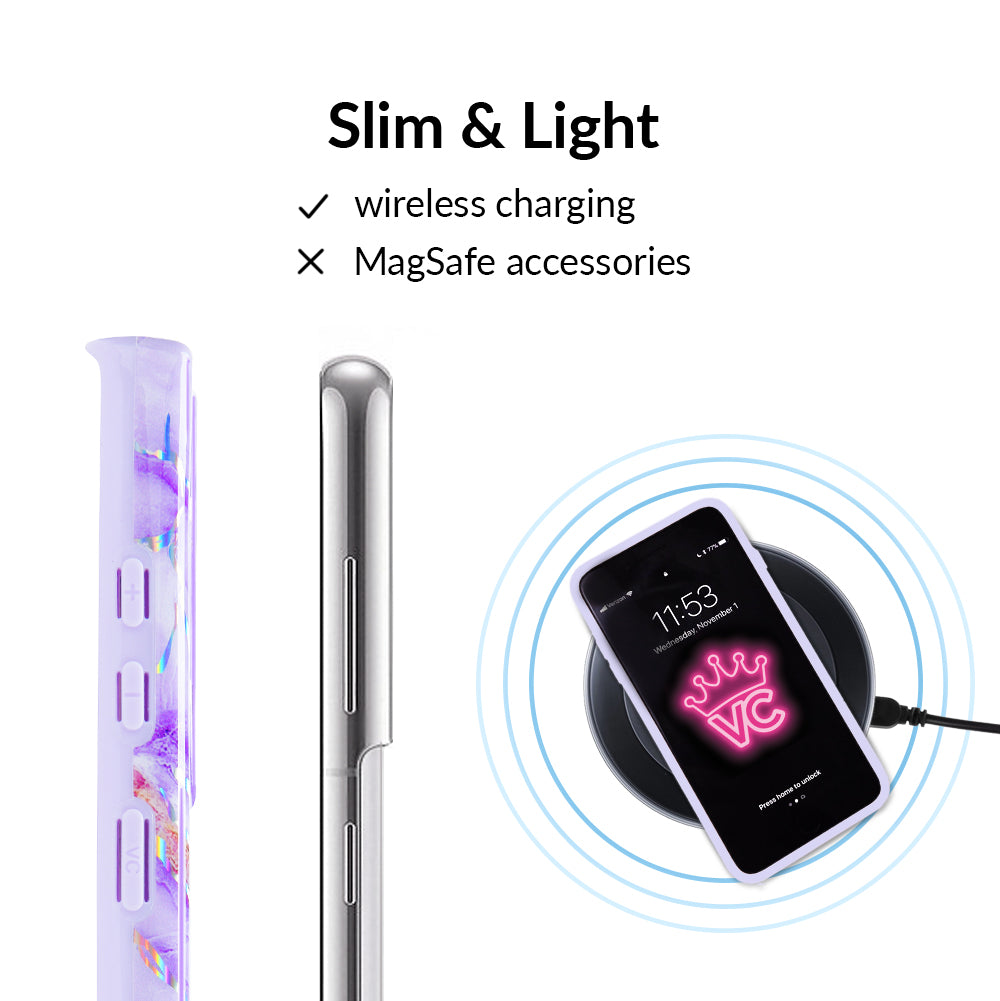 Purple Holo Moonstone Samsung Case