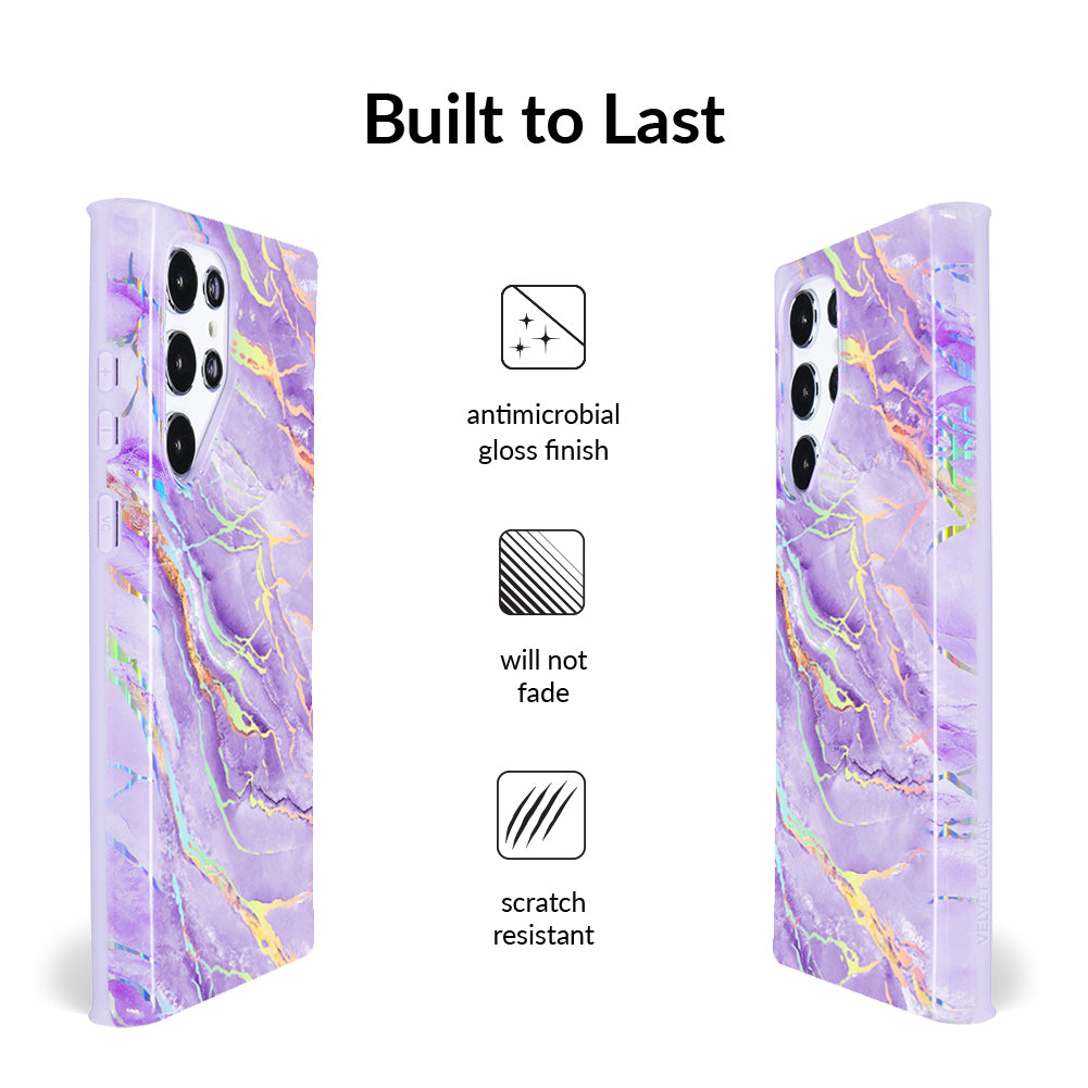 Purple Holo Moonstone Samsung Case