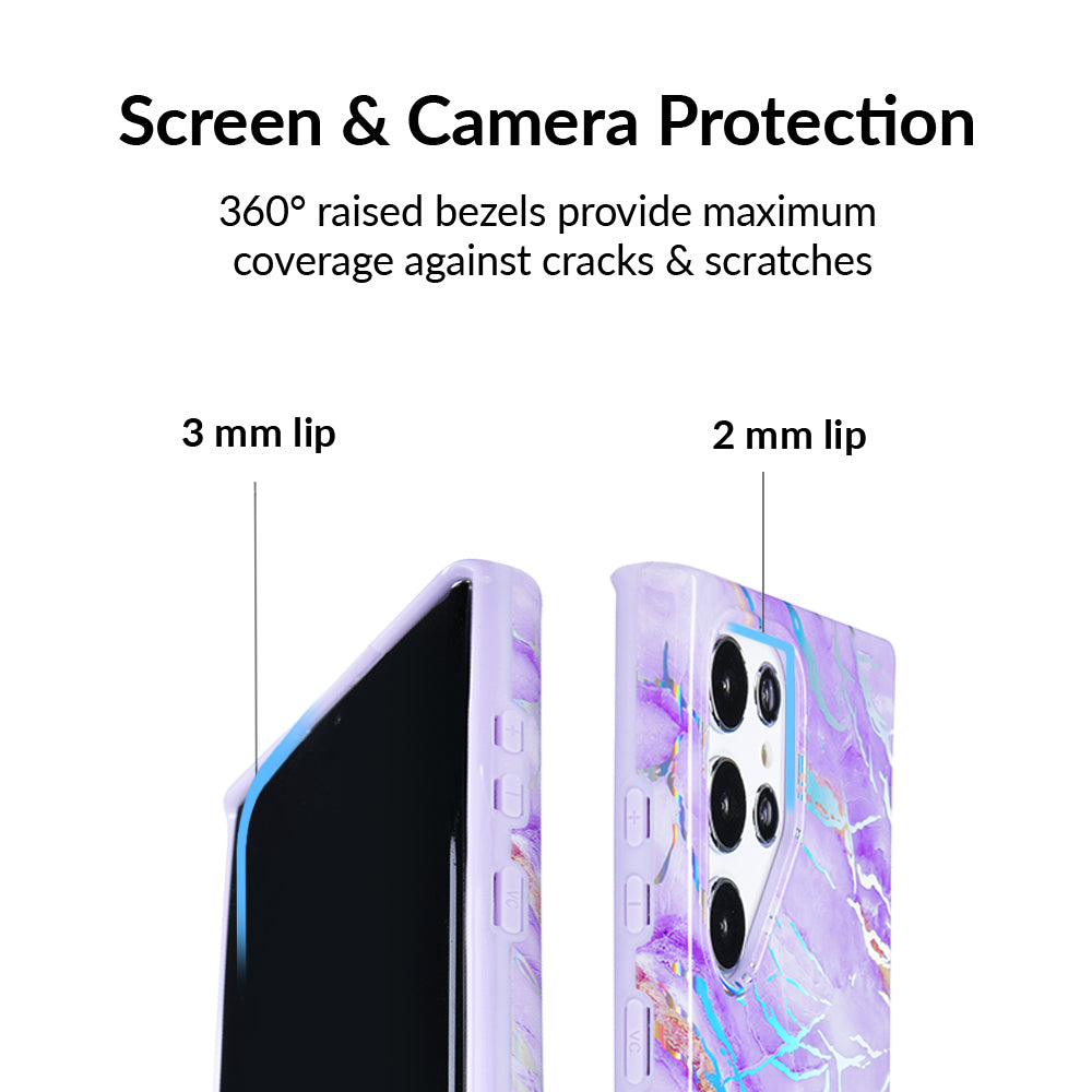 Purple Holo Moonstone Samsung Case